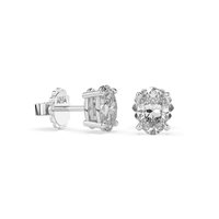 Pendientes Ama Mujer in Oro blanco Diamante Lab Grown 1.04 Ct AMA-OR-301-72 1,04 - AMA-OR-301-72 1,04